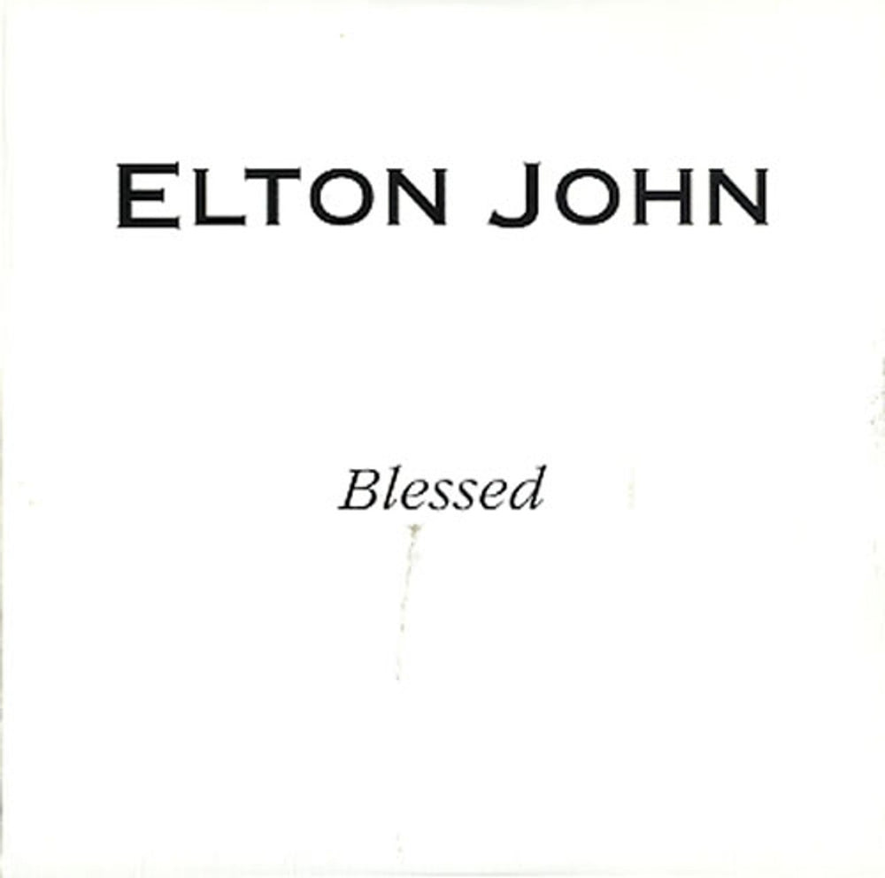 Elton John Blessed French Promo CD single (CD5 / 5") 3189