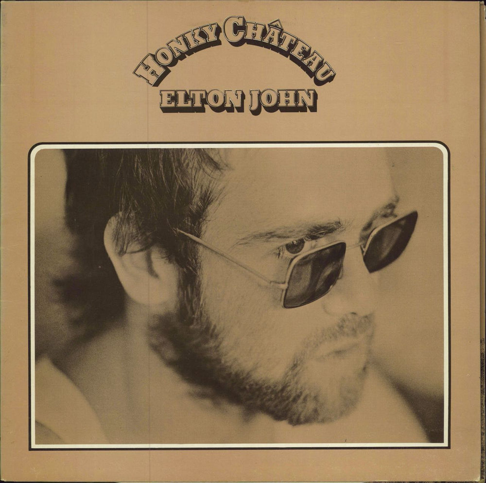 Elton John Honky Chateau - 2nd - Blue UK vinyl LP album (LP record) DJLPH423