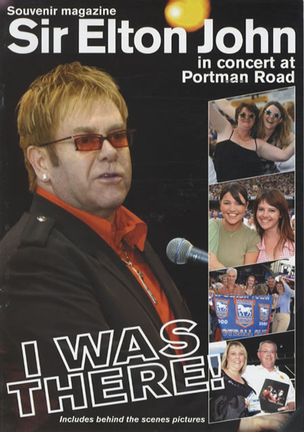 Elton John In Concert At Portman Road UK tour programme TOUR PROGRAMME