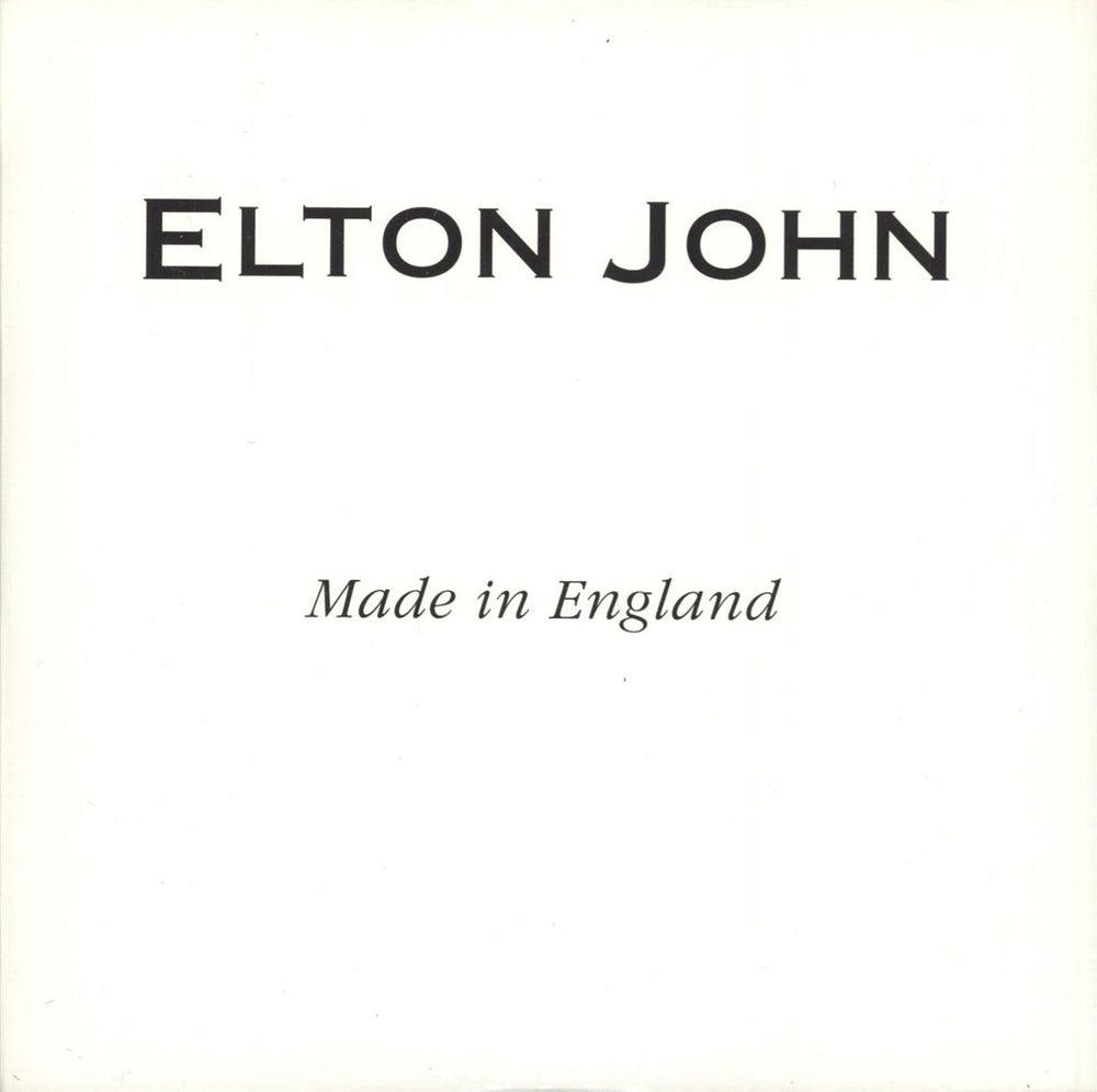 Elton John Made In England French Promo CD single (CD5 / 5") 3152