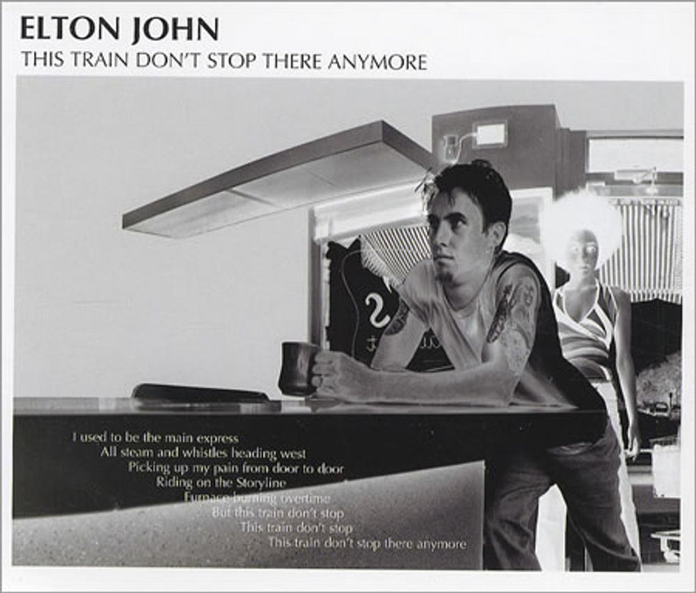 Elton John This Train Don't Stop There Anymore European Promo CD single (CD5 / 5") TRAINCJ1