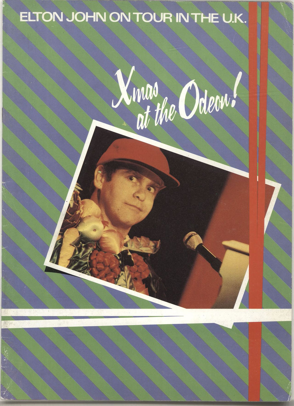 Elton John Xmas At The Odeon UK tour programme TOUR PROGRAMME