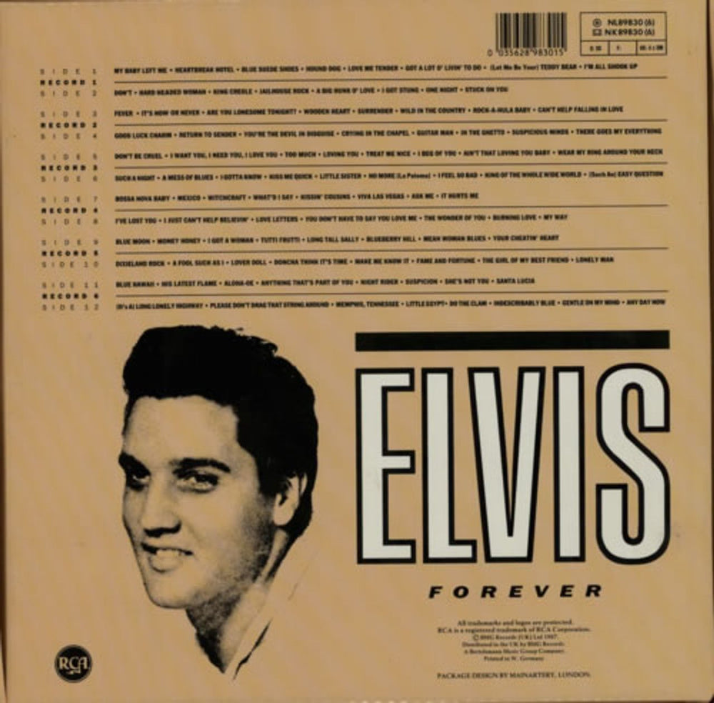 Elvis Presley 96 Hits Of The King - EX German Vinyl Box Set ELVVXHI586972