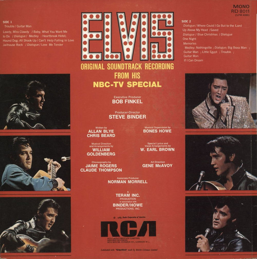 Elvis Presley Elvis T.V. Special - 1st UK vinyl LP album (LP record)