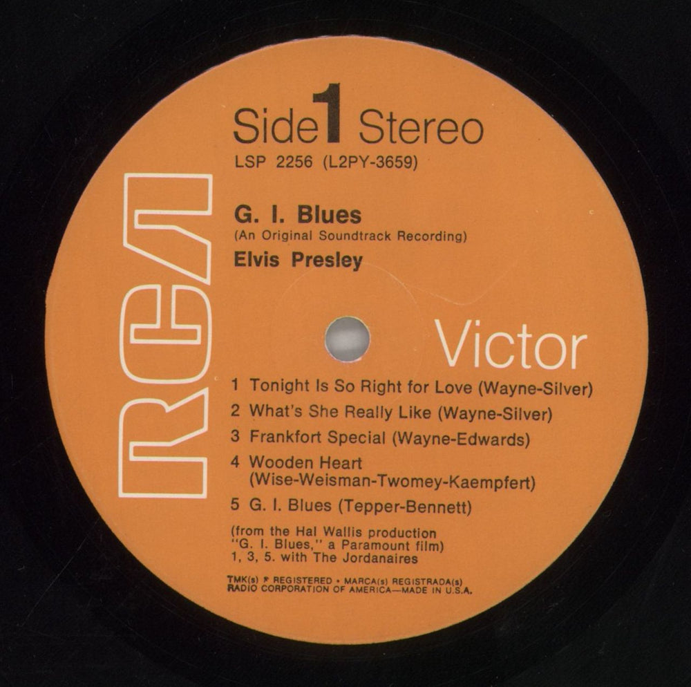 Elvis Presley G.I. Blues - US Vinyl UK vinyl LP album (LP record) ELVLPGI718901