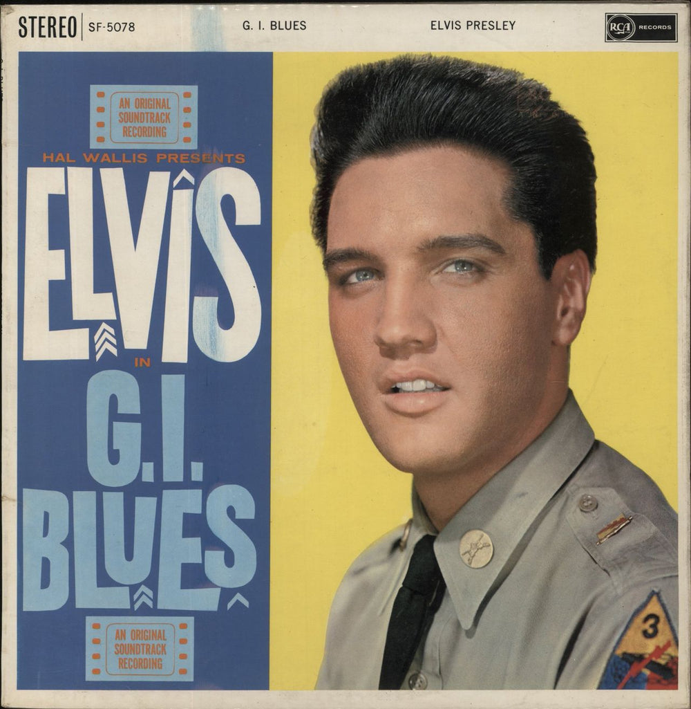 Elvis Presley G.I. Blues - US Vinyl UK vinyl LP album (LP record) SF-5078