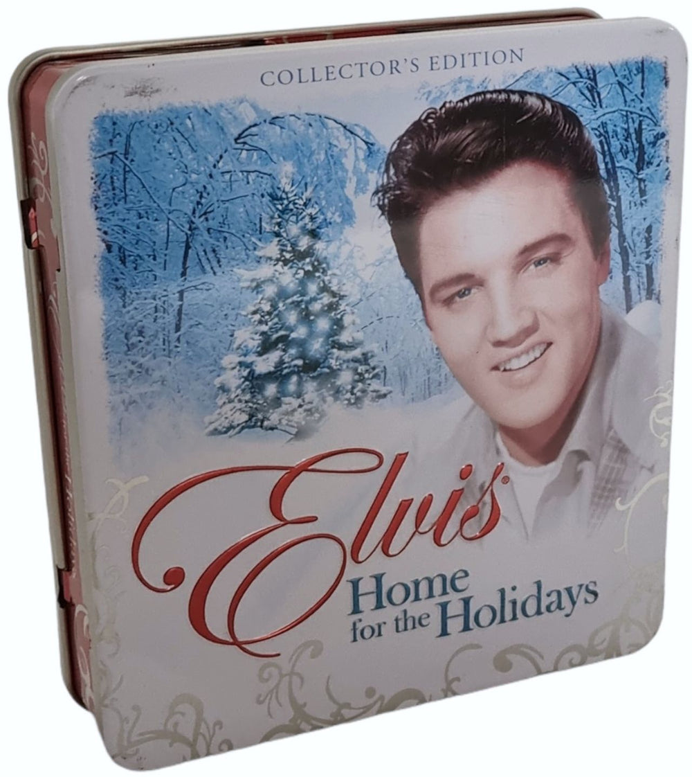 Elvis Presley Home For The Holidays - Tin With Candle US CD Album Box Set TC252871