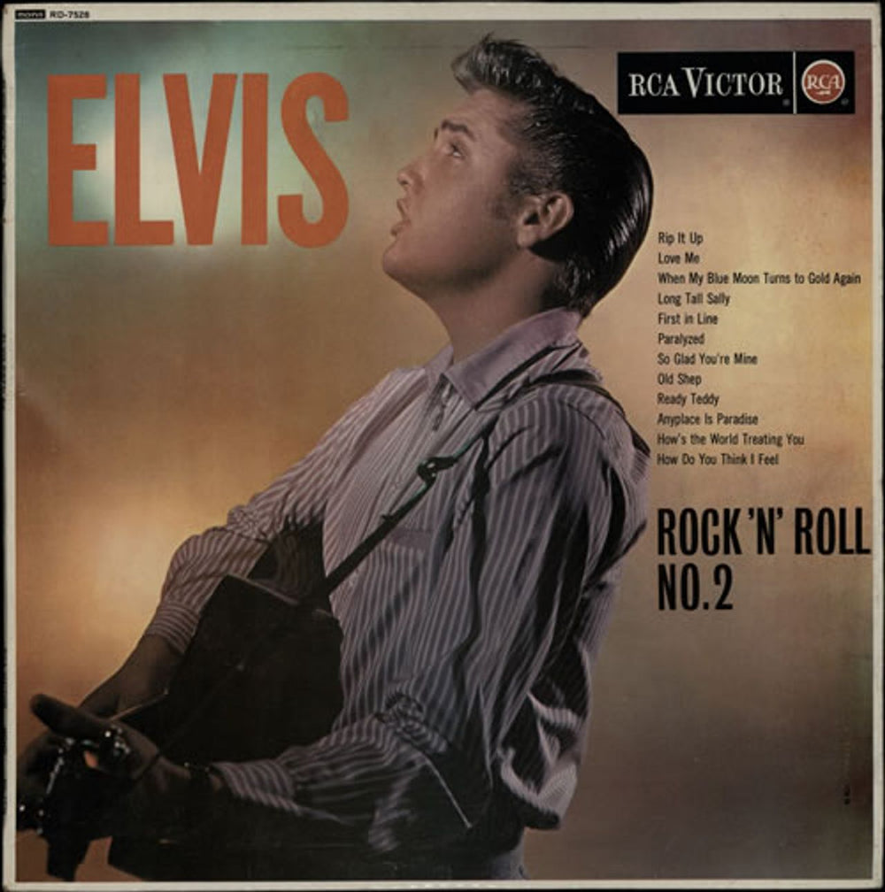 Elvis Presley Rock 'n' Roll No. 2 - 1st - VG UK vinyl LP album (LP record) RD-7528