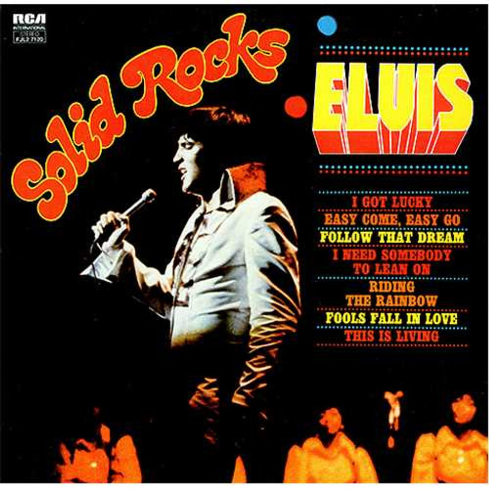 Elvis Presley Solid Rocks French 2-LP vinyl record set (Double LP Album) FJL27120