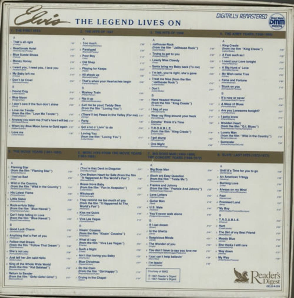 Elvis Presley The Legend Lives On - EX UK Vinyl Box Set ELVVXTH586998