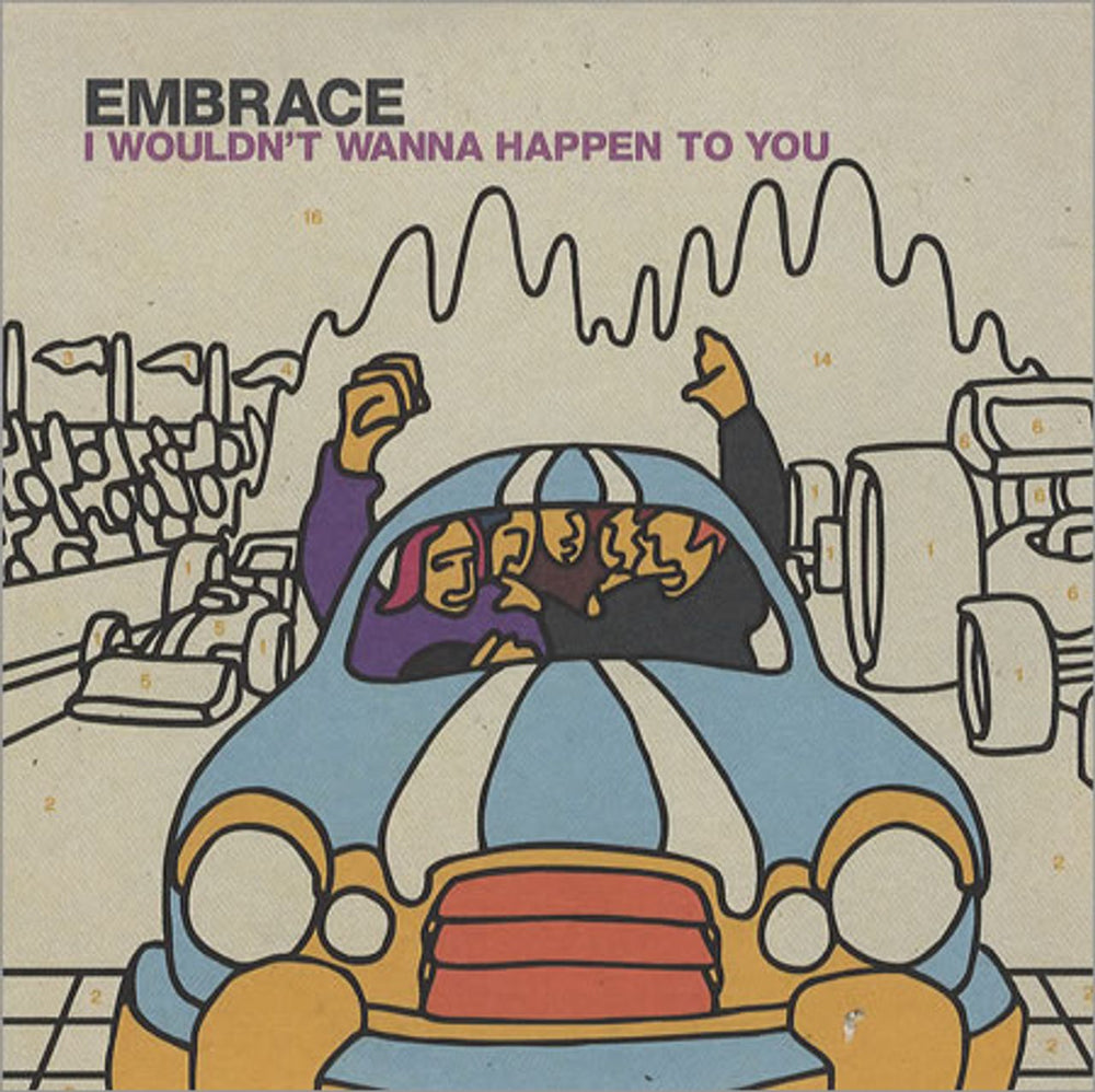 Embrace I Wouldn't Wanna Happen To You UK CD single (CD5 / 5") HUTDX137