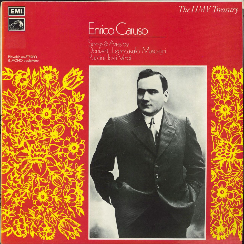 Enrico Caruso Songs And Arias UK vinyl LP album (LP record) HLM7030