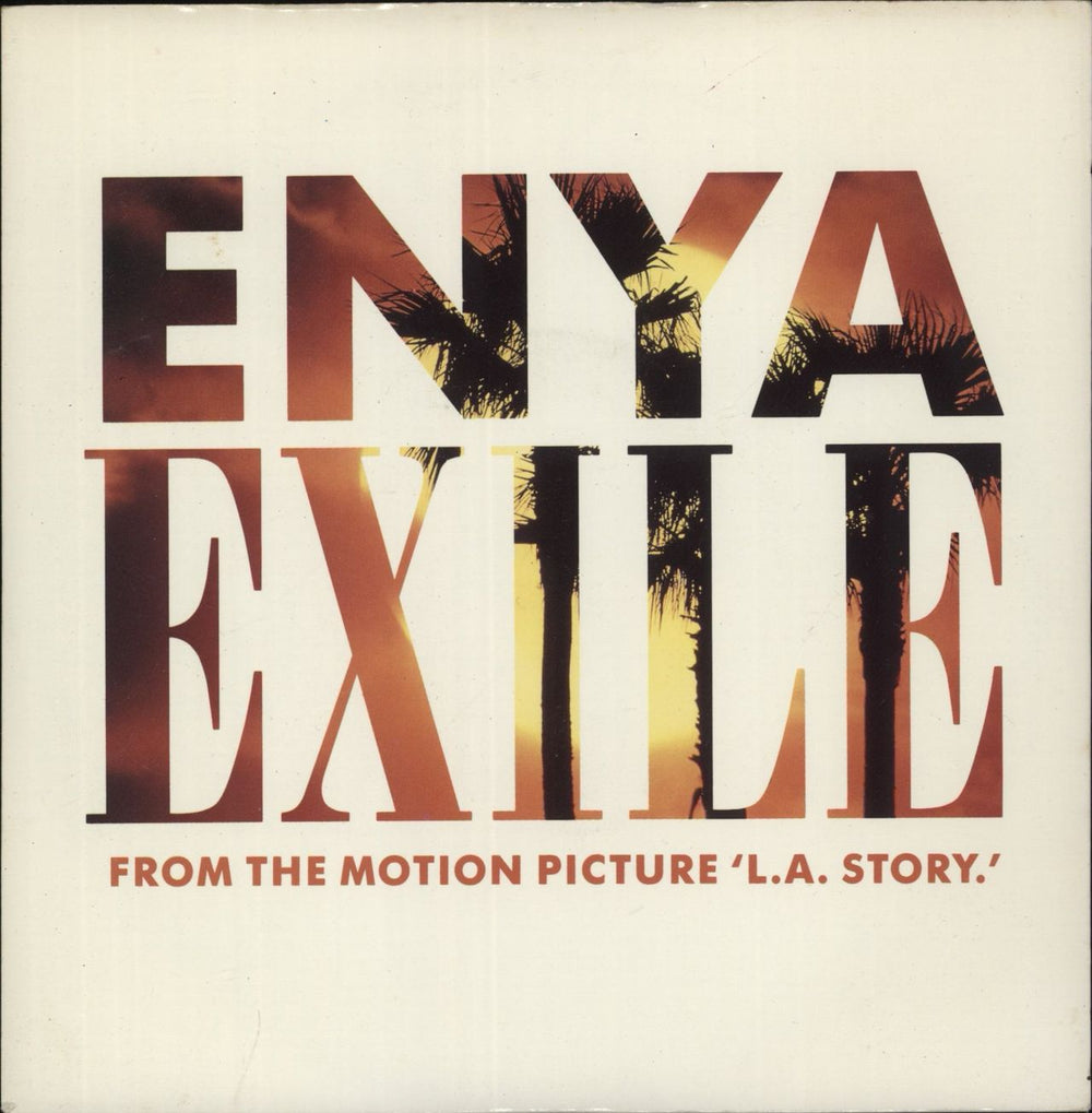 Enya Exile UK 7" vinyl single (7 inch record / 45) YZ580