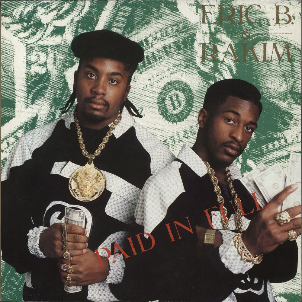 Eric B & Rakim Paid In Full UK vinyl LP album (LP record) BRLP514