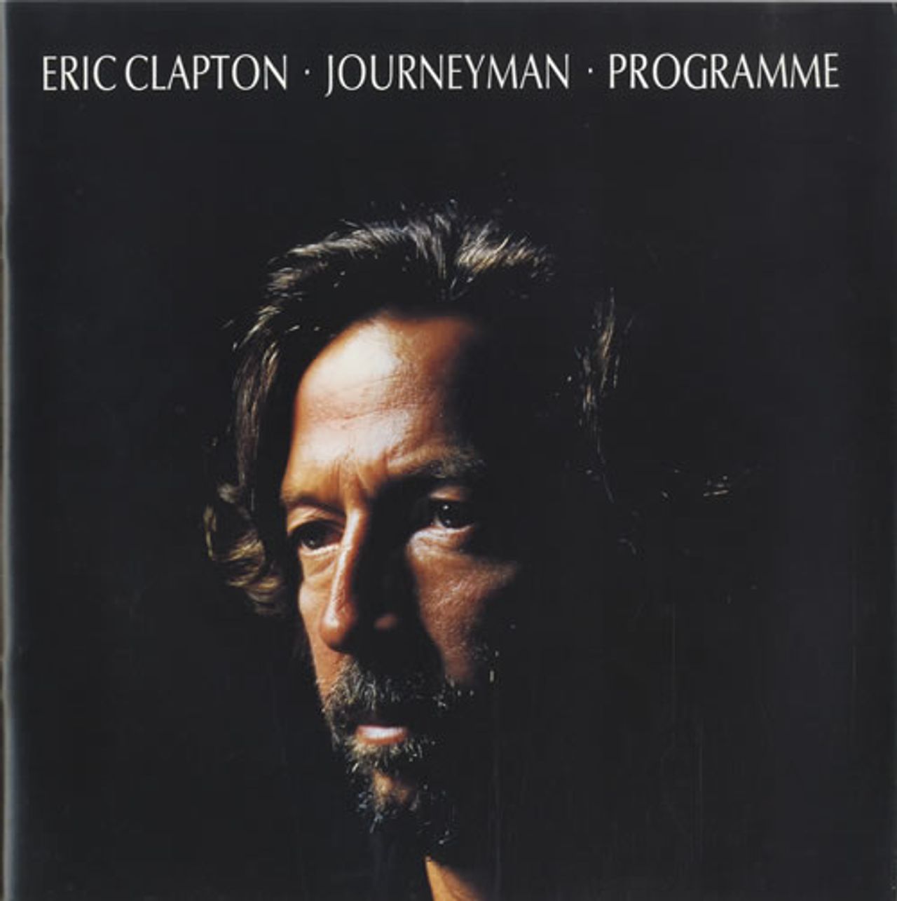 Eric Clapton Journeyman UK tour programme TOUR PROGRAMME