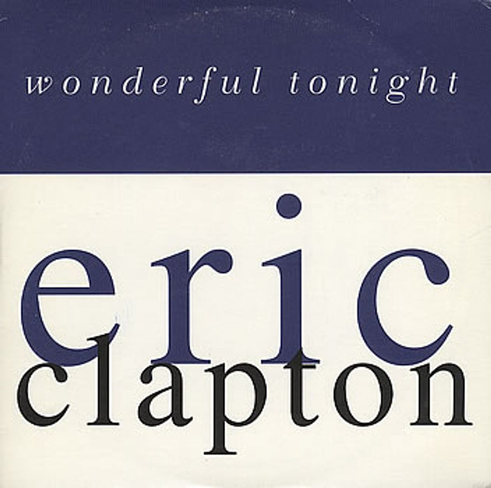 Eric Clapton Wonderful Tonight French Promo CD single (CD5 / 5") 1836