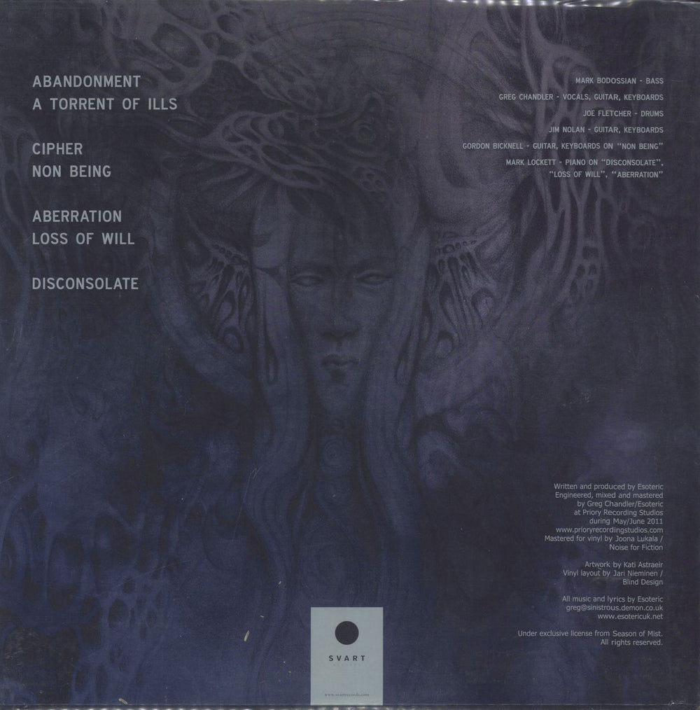 Esoteric Paragon Of Dissonance - Clear Grey Vinyl Finnish 2-LP vinyl record set (Double LP Album)