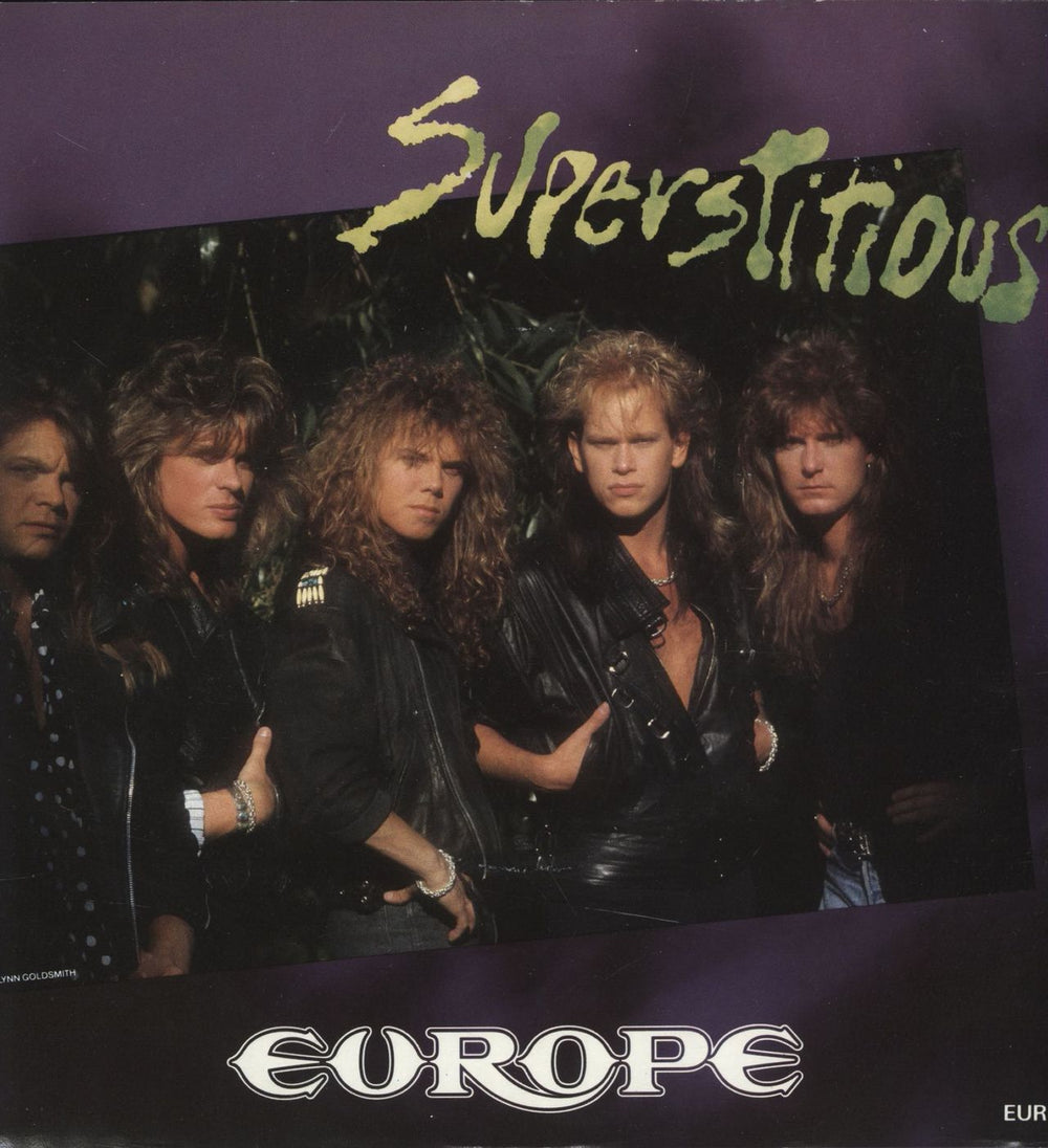 Europe Superstitious UK 7" vinyl single (7 inch record / 45) EUR3