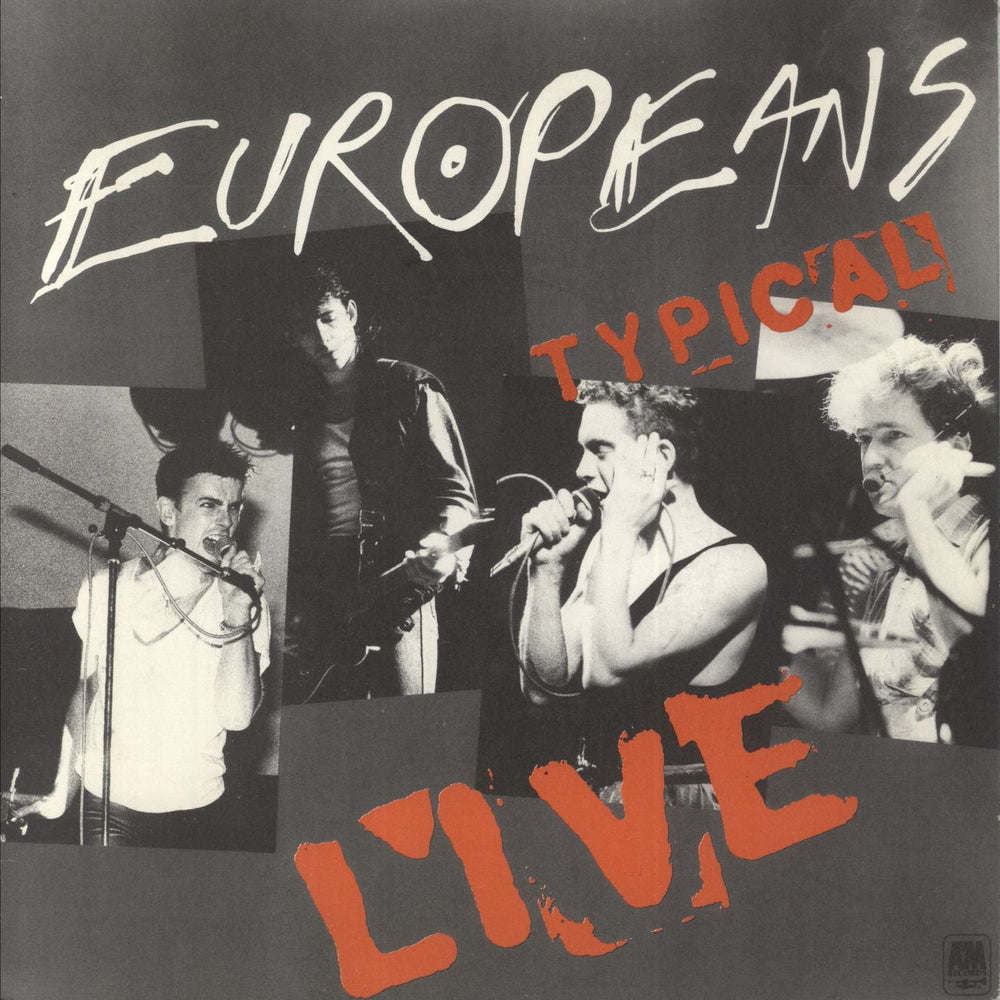 Europeans Typical / Falling - A Label UK Promo 7" vinyl single (7 inch record / 45) AM184