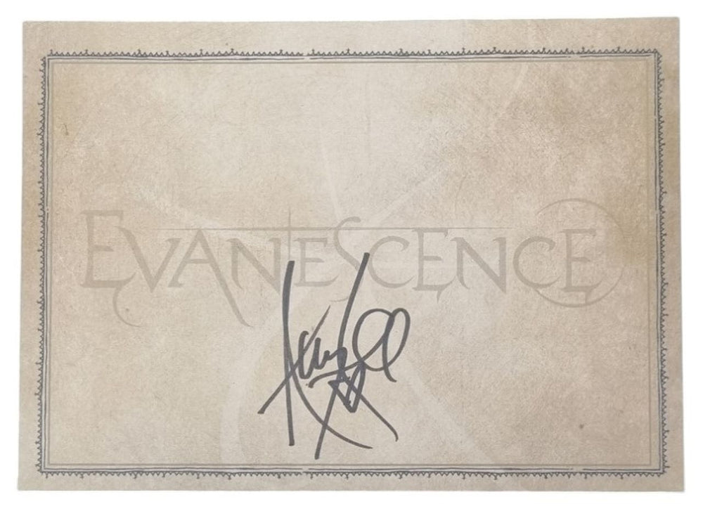 Evanescence The Ultimate Collection + 2 Autographs UK Vinyl Box Set Audiophile Deleted