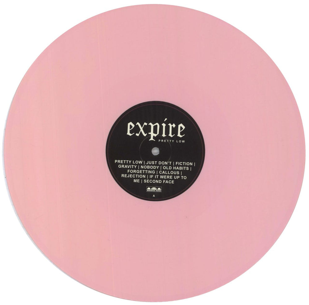 Expire Pretty Low - Pink vinyl US vinyl LP album (LP record) IXPLPPR819695