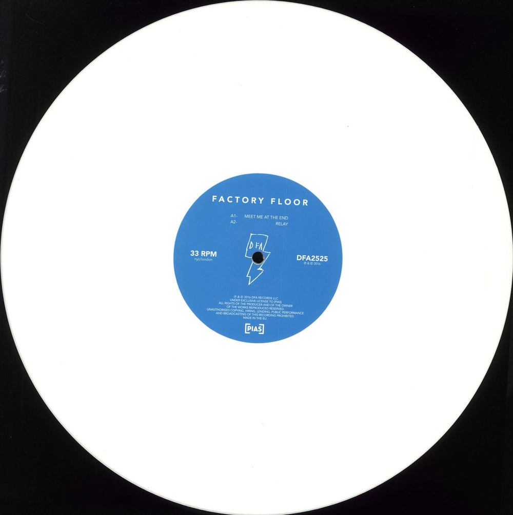 Factory Floor 25 25 [Twenty Five Twenty Five] - White Vinyl UK 2-LP vinyl record set (Double LP Album) H562LTW709000