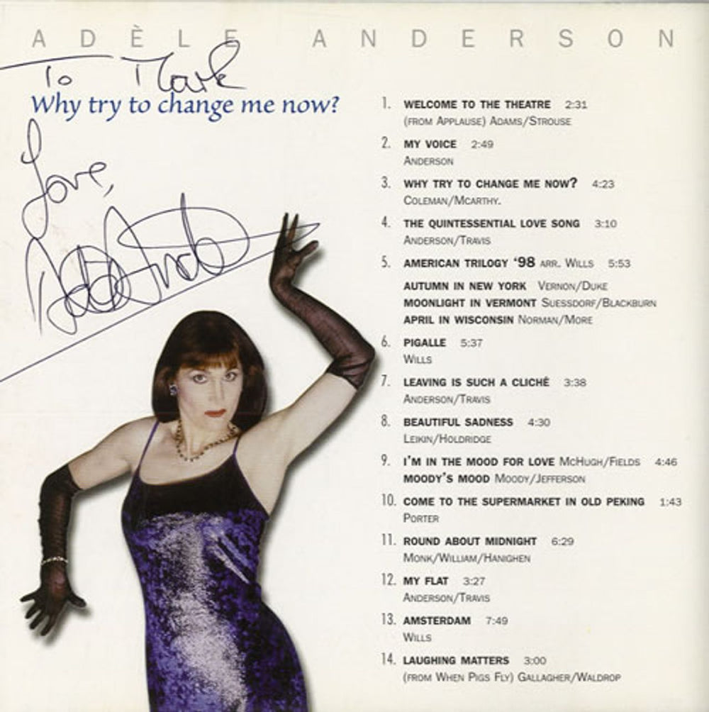 Fascinating Aida Why Try To Change Me Now? - Autographed UK CD album (CDLP) FK3CDWH562041
