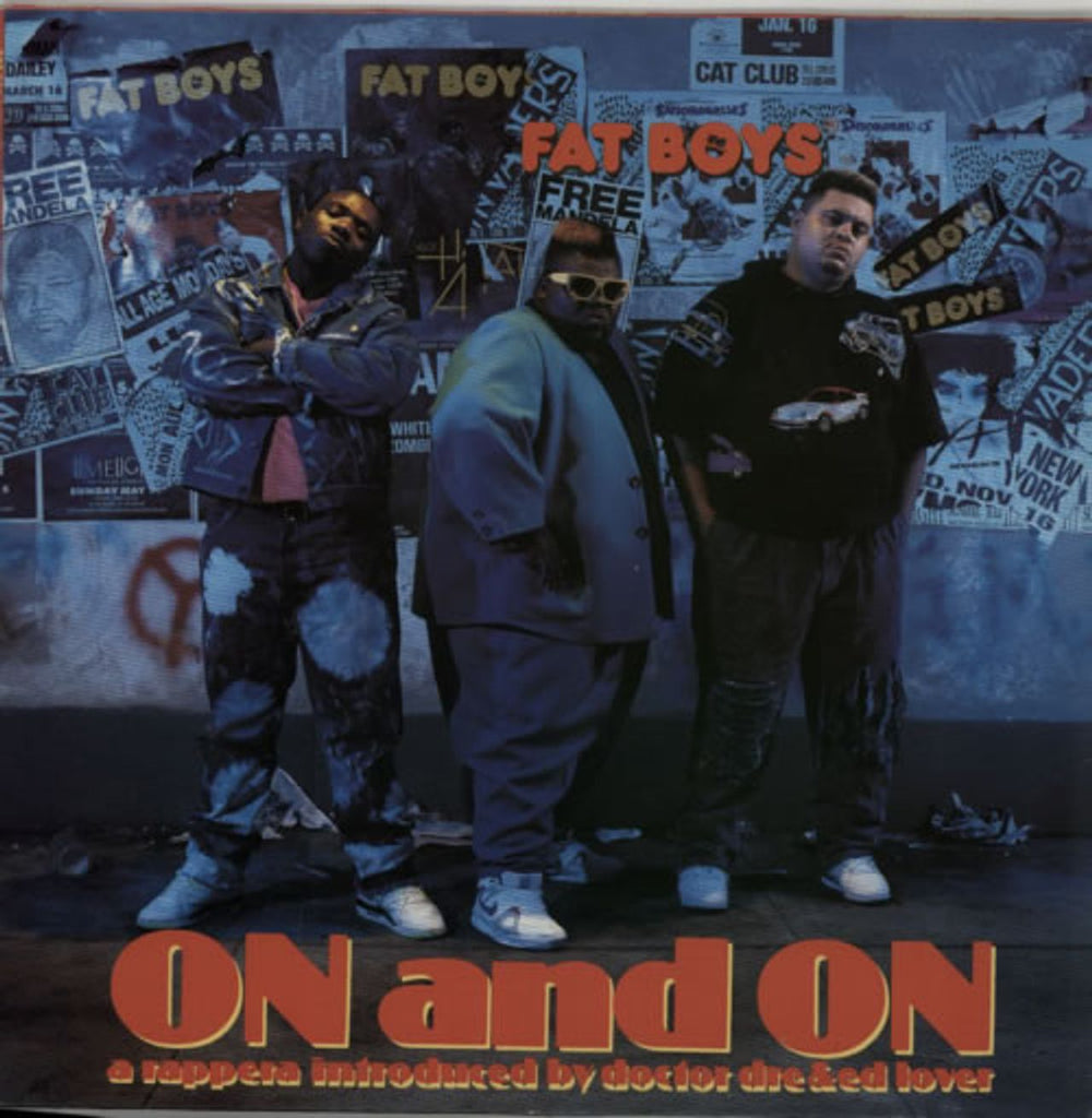 Fat Boys On And On German vinyl LP album (LP record) 838-867-1