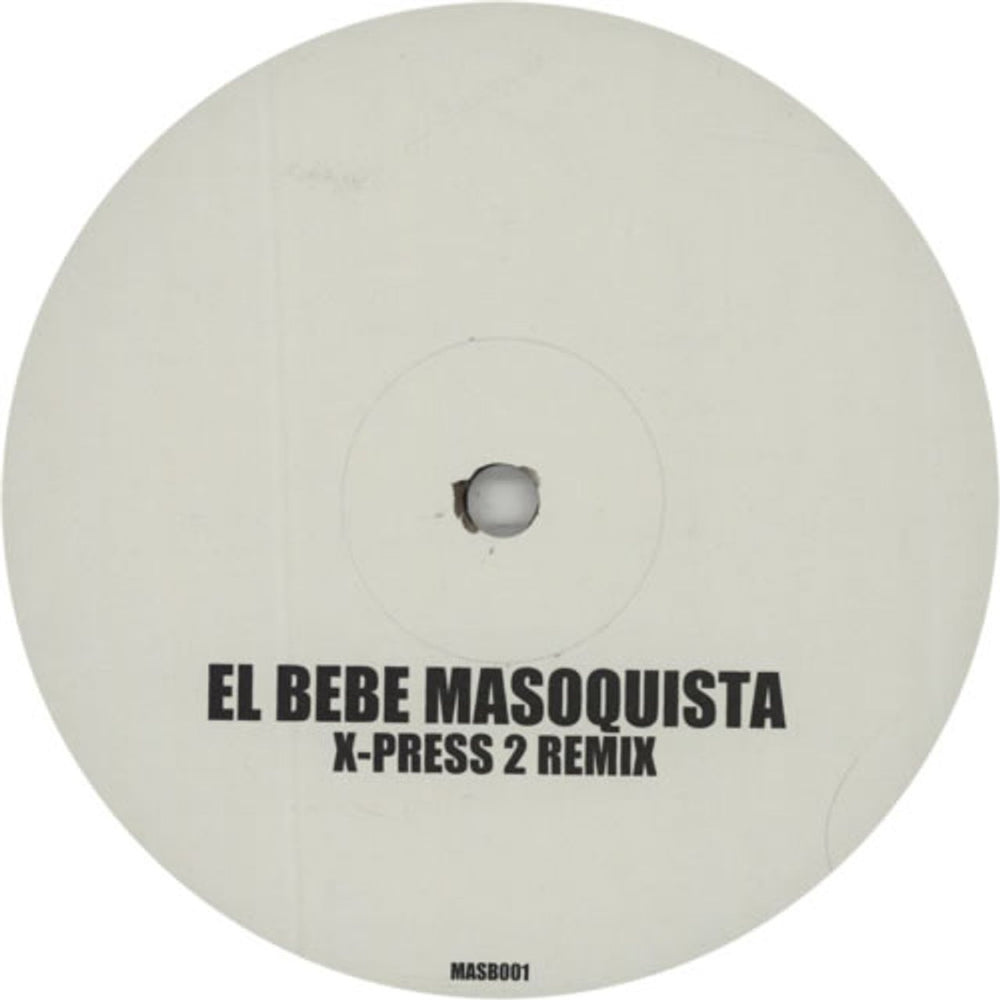 Fatboy Slim El Bebe Masoquista UK Promo 12" vinyl single (12 inch record / Maxi-single) MASB001