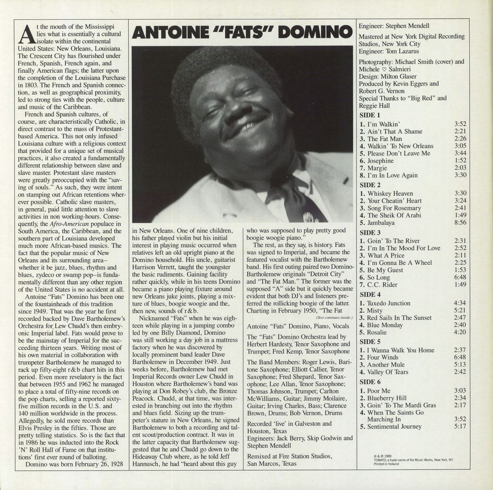 Fats Domino Antoine "Fats" Domino Dutch 3-LP vinyl record set (Triple LP Album) FTD3LAN821153