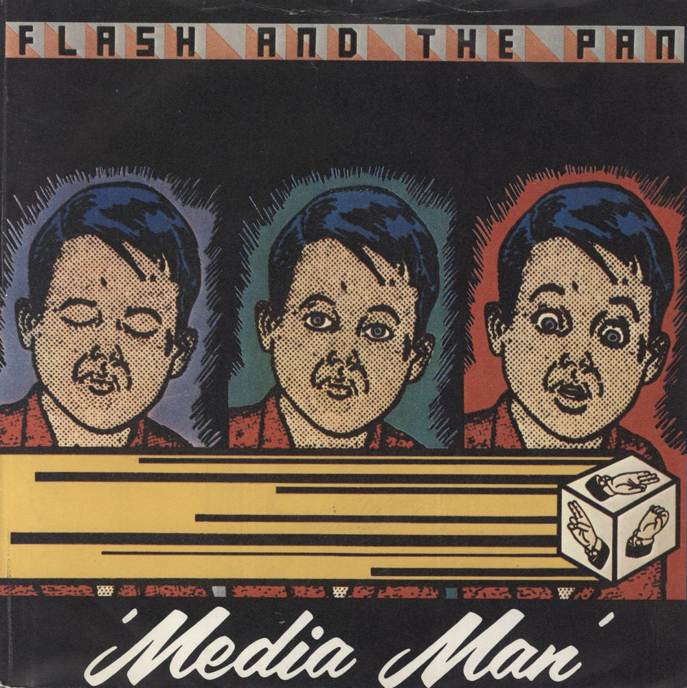 Flash And The Pan Media Man UK 7" vinyl single (7 inch record / 45) ENY39