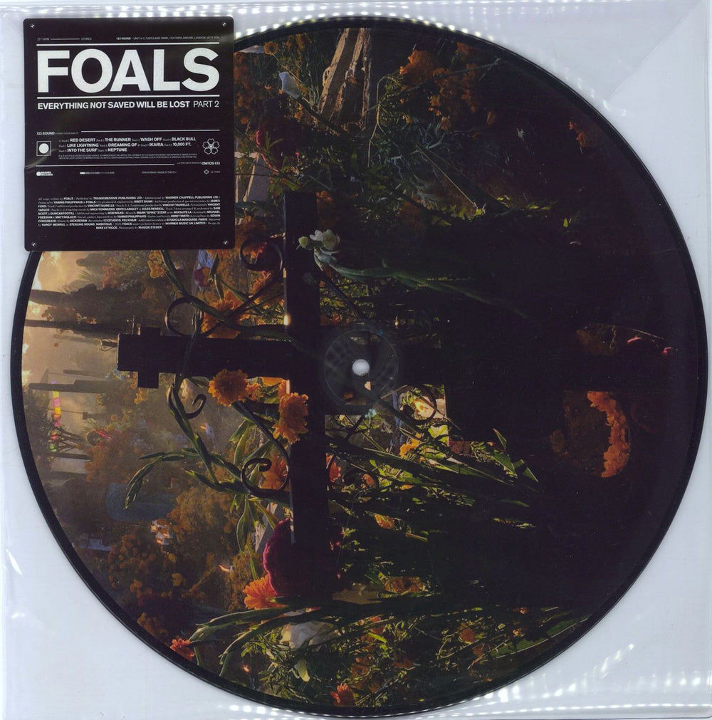 Foals Everything Not Saved Will Be Lost Part 2 UK picture disc LP (vinyl picture disc album) 0190295394646