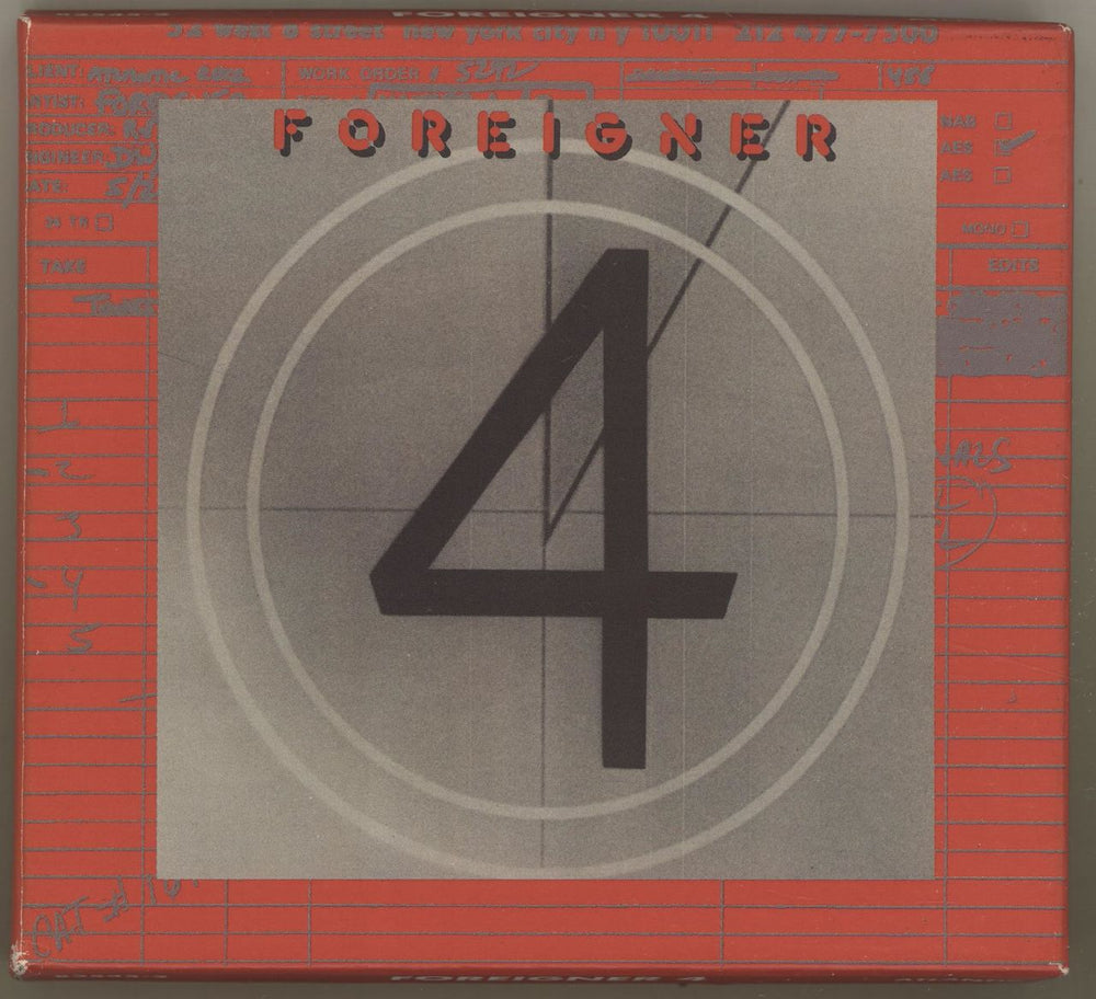 Foreigner Foreigner 4 US CD album (CDLP) 82545-2