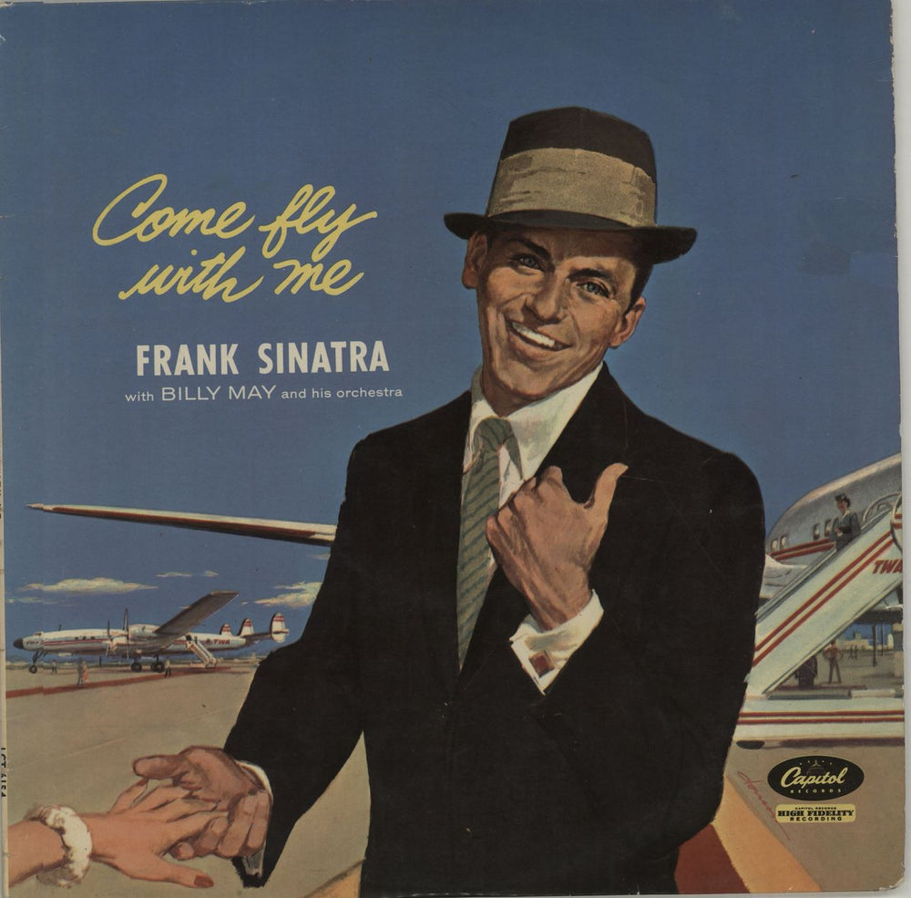 Frank Sinatra Come Fly With Me - 2nd UK vinyl LP album (LP record) LCT6154