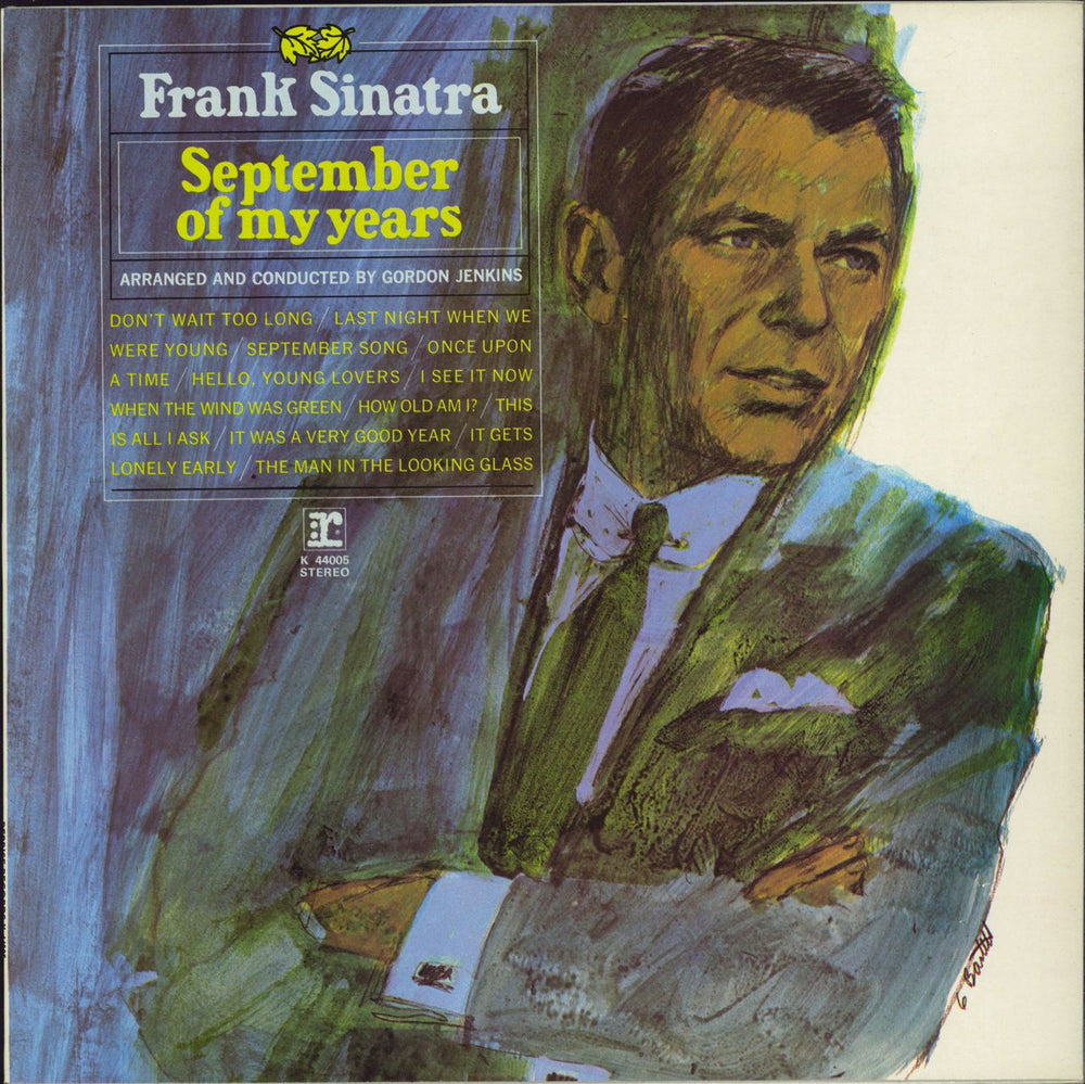 Frank Sinatra September Of My Years UK vinyl LP album (LP record) K44005