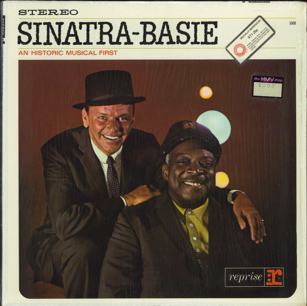 Frank Sinatra Sinatra-Basie - Tan Label US vinyl LP album (LP record) FS-1008