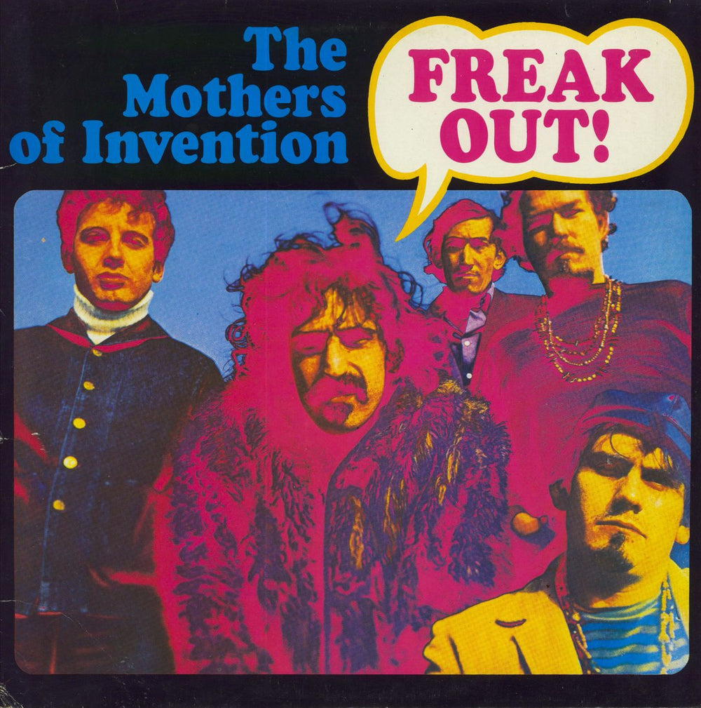 Frank Zappa Freak Out! - Gatefold sleeve French 2-LP vinyl record set (Double LP Album) ZAPPA1