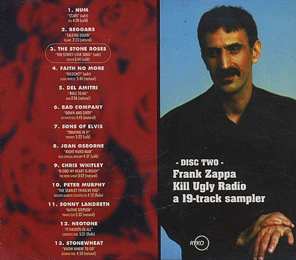 Frank Zappa Kill Ugly Radio US Promo 2 CD album set (Double CD) ZAP2CKI368094