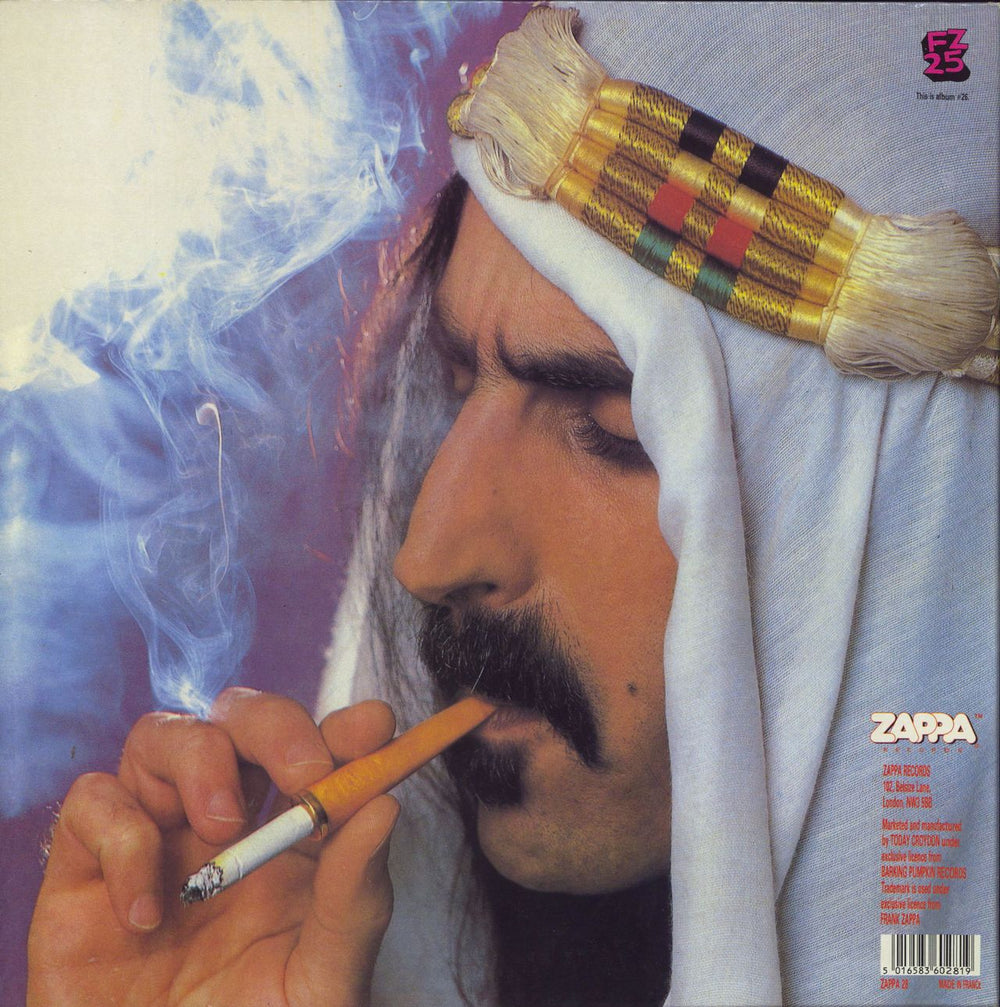 Frank Zappa Sheik Yerbouti French 2-LP vinyl record set (Double LP Album) 5016583602819