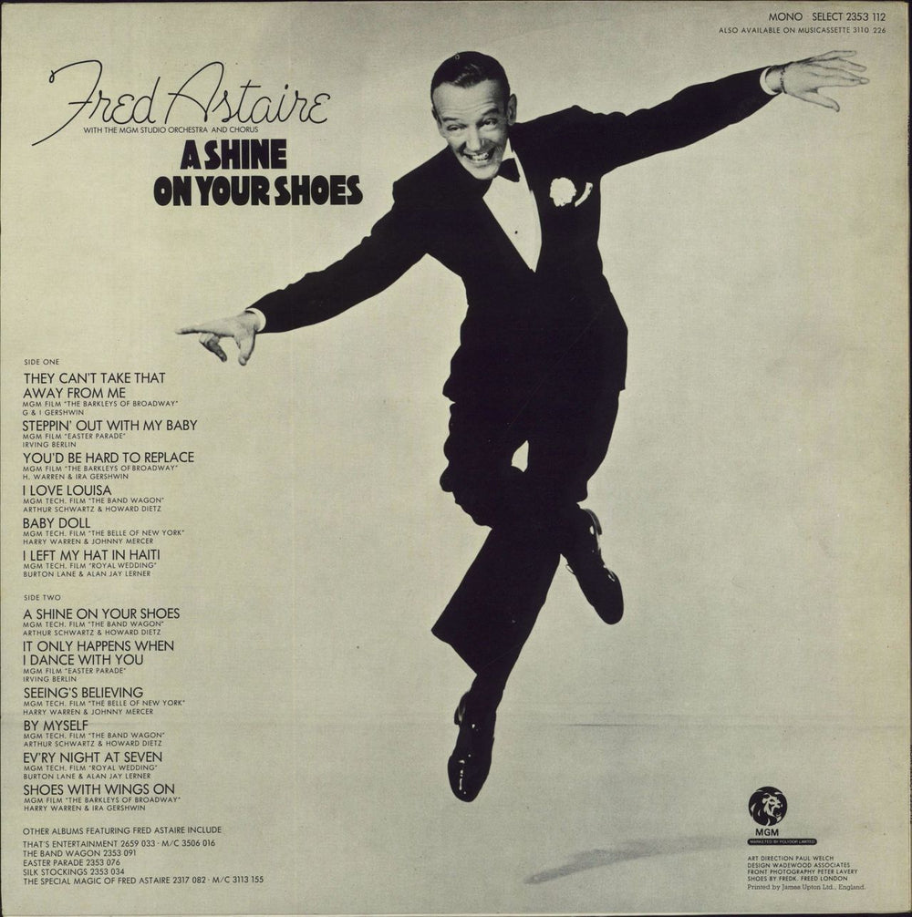 Fred Astaire A Shine On Your Shoes UK vinyl LP album (LP record)