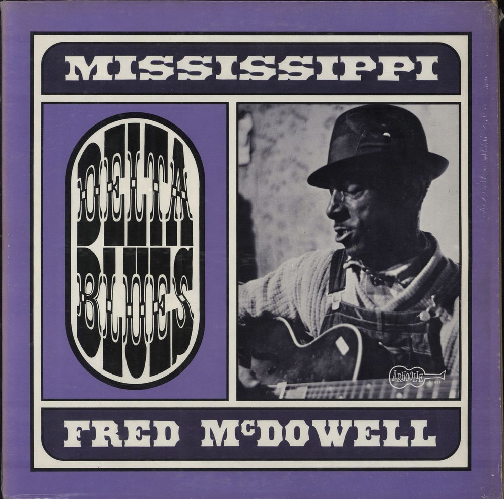 Fred McDowell Mississippi Delta Blues - 1965 - Shrink US vinyl LP album (LP record) F1021