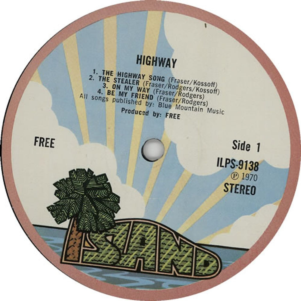 Free Highway - 1st UK vinyl LP album (LP record) FRELPHI135022