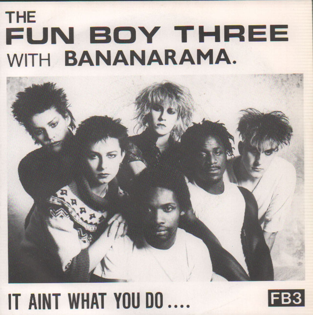 Fun Boy Three It Aint What You Do - P/S UK 7" vinyl single (7 inch record / 45) CHS2570