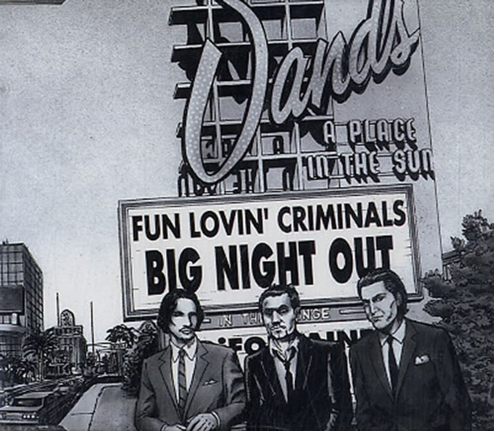 Fun Lovin Criminals Big Night Out Dutch CD single (CD5 / 5") 8863232