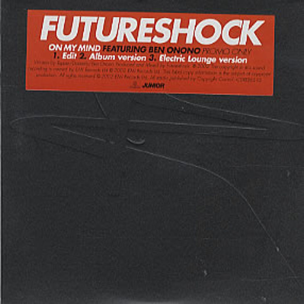 Futureshock On My Mind UK Promo CD single (CD5 / 5") CDRDJ6595