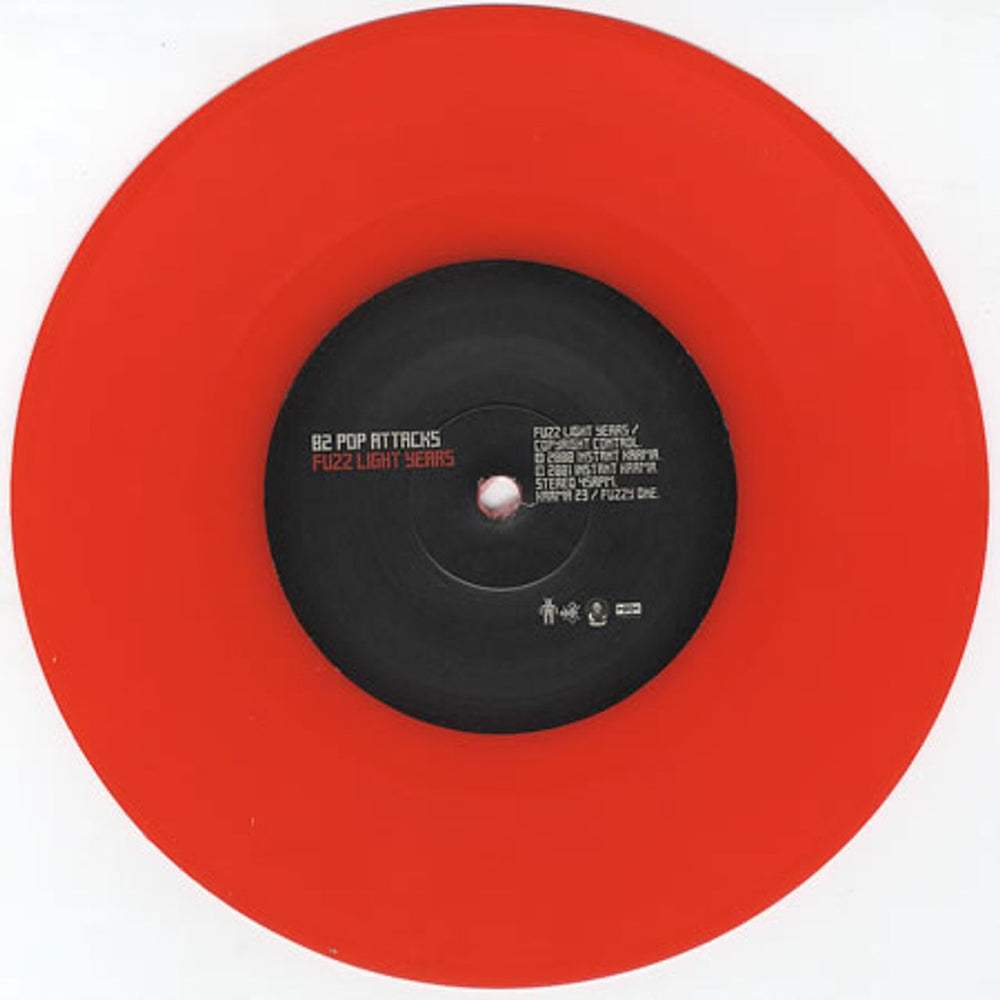 Fuzz Light Years Fuzz Light Years - Red Vinyl UK 7" vinyl single (7 inch record / 45) FZL07FU355255