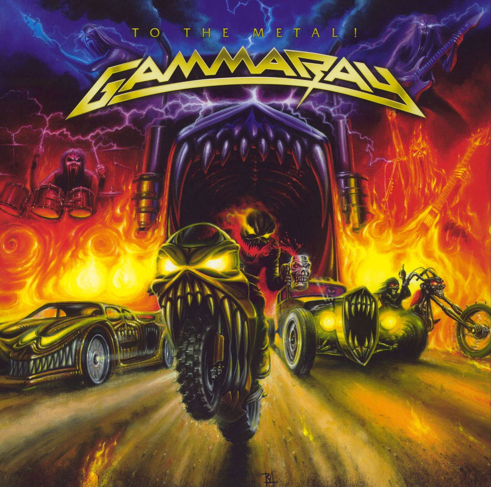 Gamma Ray To The Metal German vinyl LP album (LP record) 0203031ERE