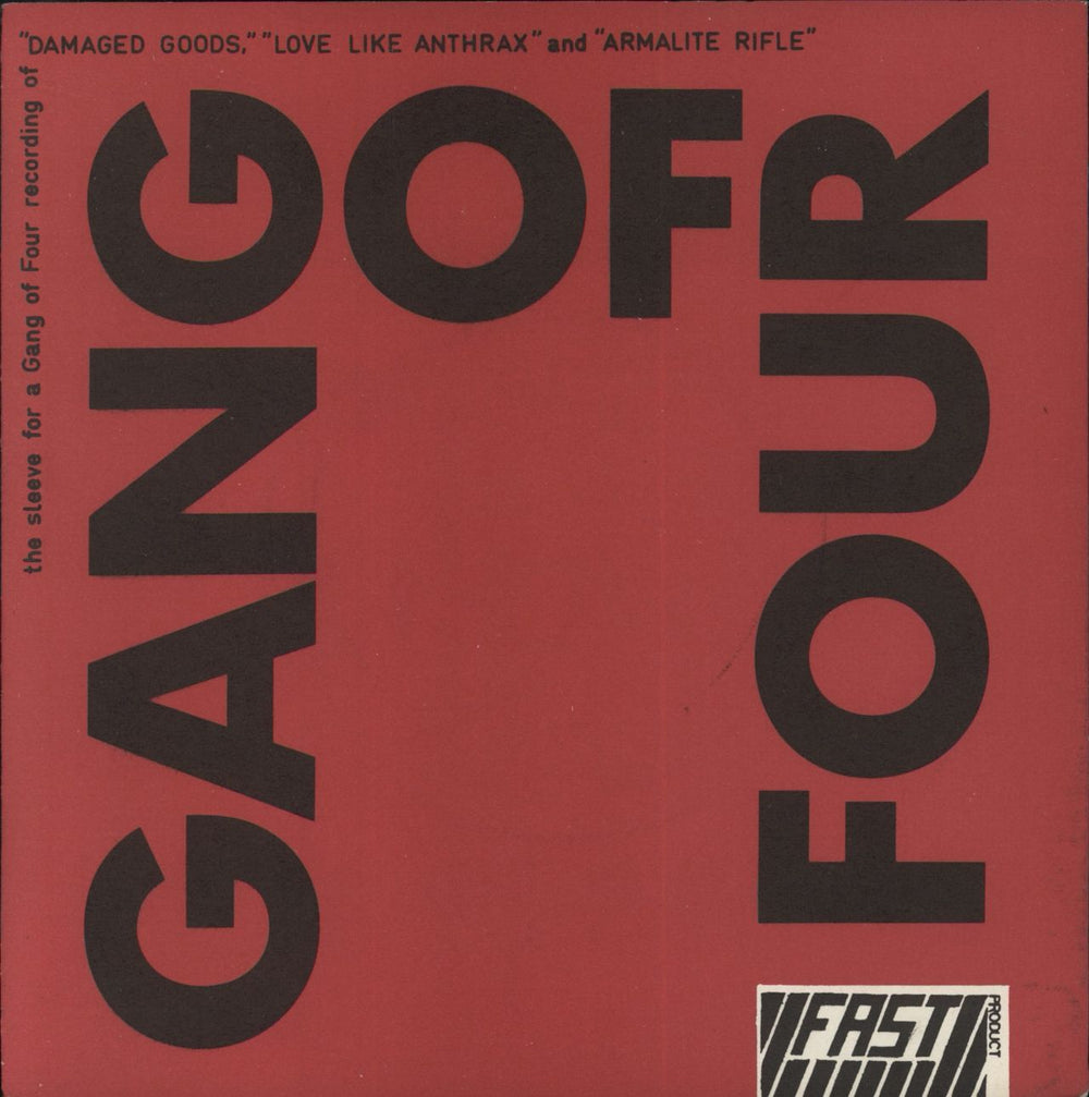 Gang Of Four Damaged Goods - 1st - VG UK 7" vinyl single (7 inch record / 45) FAST5