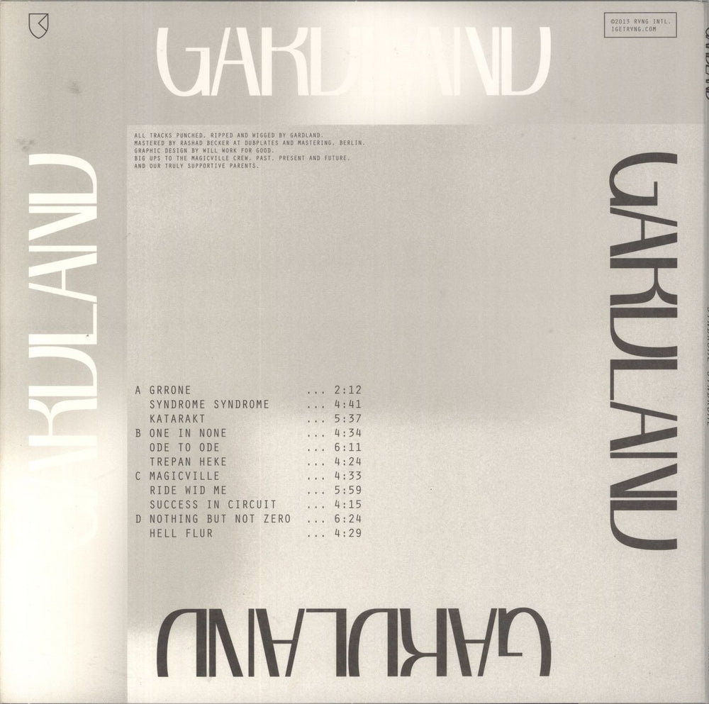 Gardland Syndrome Syndrome US 2-LP vinyl record set (Double LP Album)