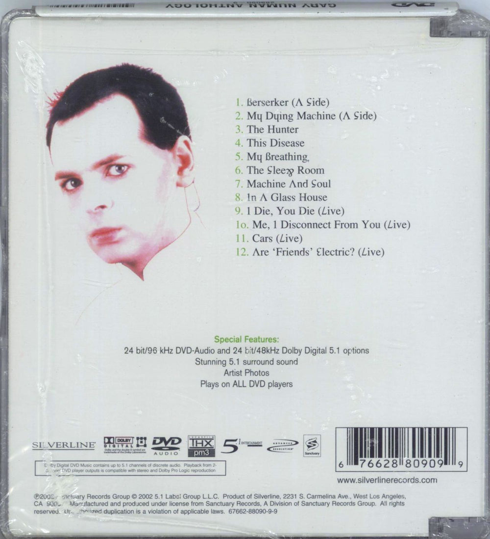 Gary Numan Anthology - Sealed UK DVD-Audio disc 676628809099